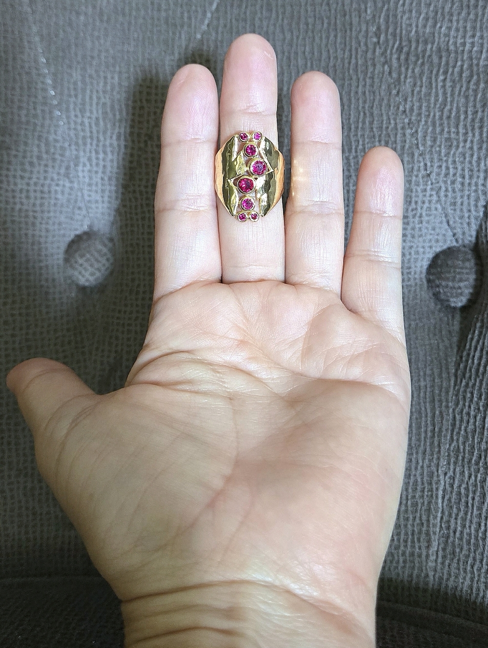 Shivam Lab🧪 Created Ruby Statement Ring💍 - NWT - Picture 15 of 16